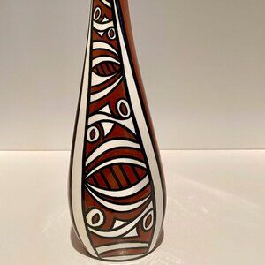 Ukrainian long neck vase